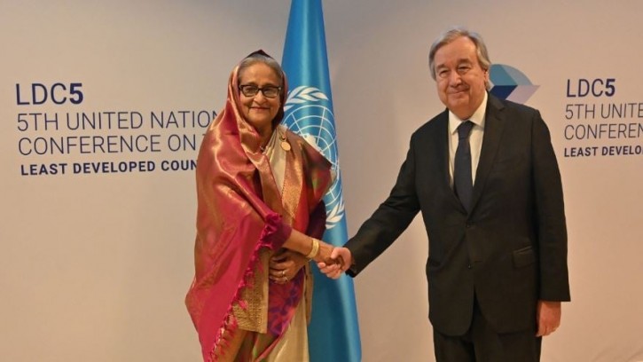 ইউক্রেন-রাশিয়া যুদ্ধ বন্ধে পদক্ষেপ নিতে জাতিসংঘের প্রতি প্রধানমন্ত্রীর আহ্বান