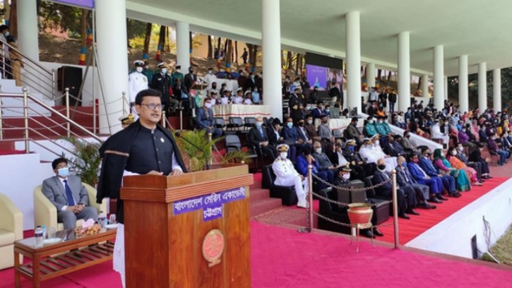 অর্থনৈতিক উন্নয়নে মেরিন ক‍্যাডেটদের অবদান অপরিসীম: নৌপরিবহন প্রতিমন্ত্রী