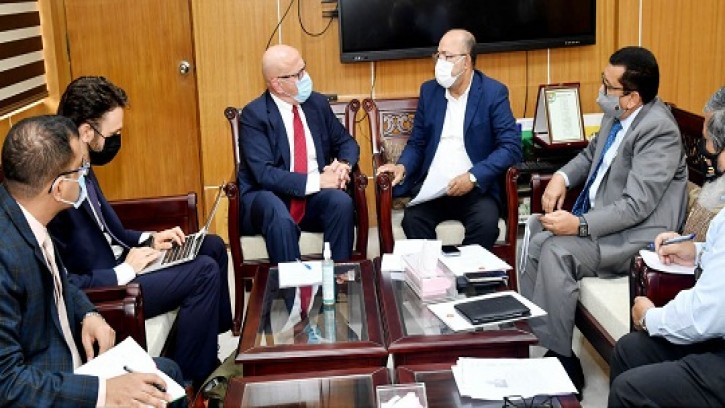 ত্রাণ প্রতিমন্ত্রীর সঙ্গে জাতিসংঘের প্রতিনিধিদলের সাক্ষাৎ