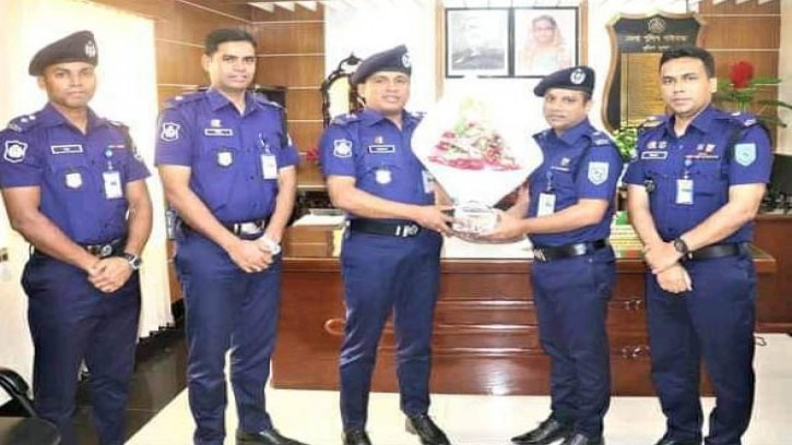 গাইবান্ধায় অতিরিক্ত পুলিশ সুপার আব্দুল্লাহ আল মামুনকে বরণ