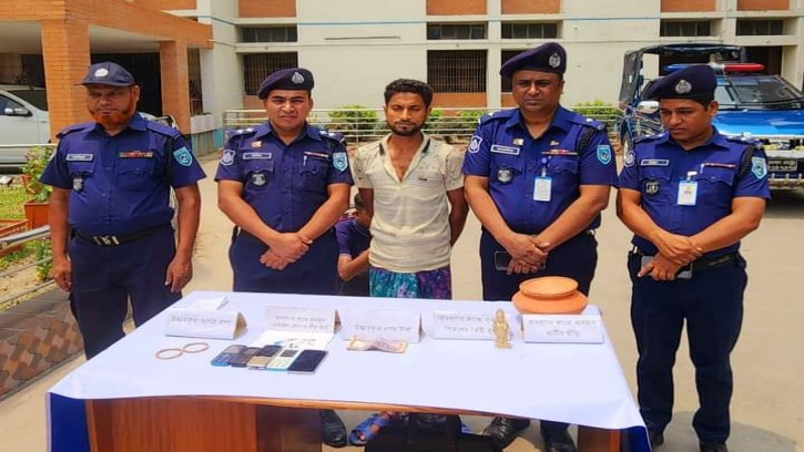 গোবিন্দগঞ্জে জিনের বাদশা চক্রের সদস্য সাদ্দাম গ্রেফতার