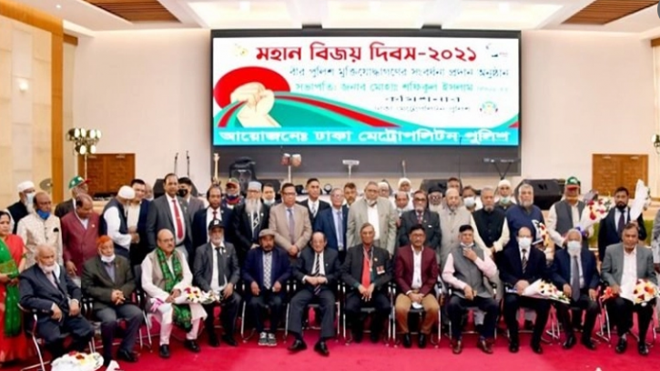 ৫৯ বীর পুলিশ মুক্তিযোদ্ধাকে ডিএমপির সংবর্ধনা