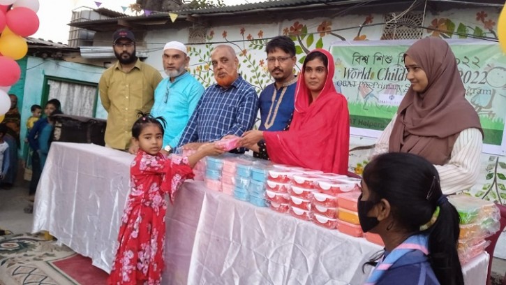 ওব্যাট প্রি স্কুলের শিক্ষার্থীদের অংশগ্রহণে বিশ্ব শিশু দিবস উদযাপন